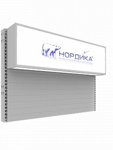Фриз рекламный с прозрачным дном